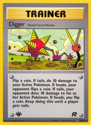 Digger (Rocket's Secret Machine) 75/82 - Team Rocket Unlimited-1