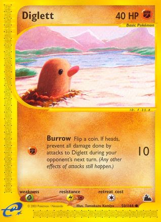 Diglett/144 - Skyridge Reverse Holofoil-1