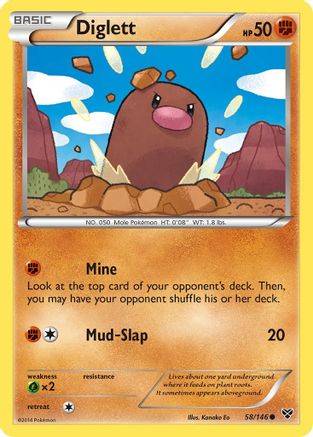 Diglett 58/146 - XY Base Set-1