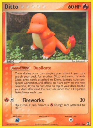 Ditto - 61/113 (Charmander) 61/113 - Delta Species-1