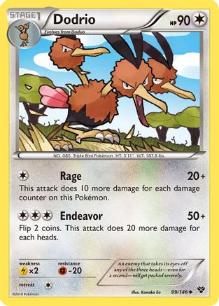 Dodrio/146 - XY Base Set-1