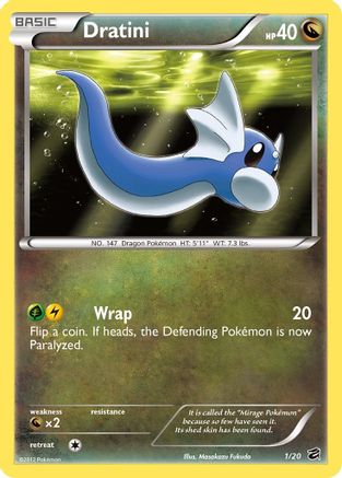 Dratini (1) 1/20 - Dragon Vault Holofoil-1
