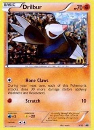 Drilbur - 8/12/12 - McDonalds Promos 2012 Holofoil-1