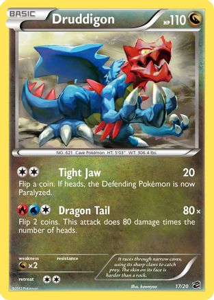 Druddigon 17/20 - Dragon Vault Holofoil-1