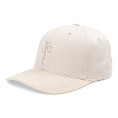 Red Dragon 'Corduroy Brim' Cap - Cream-1