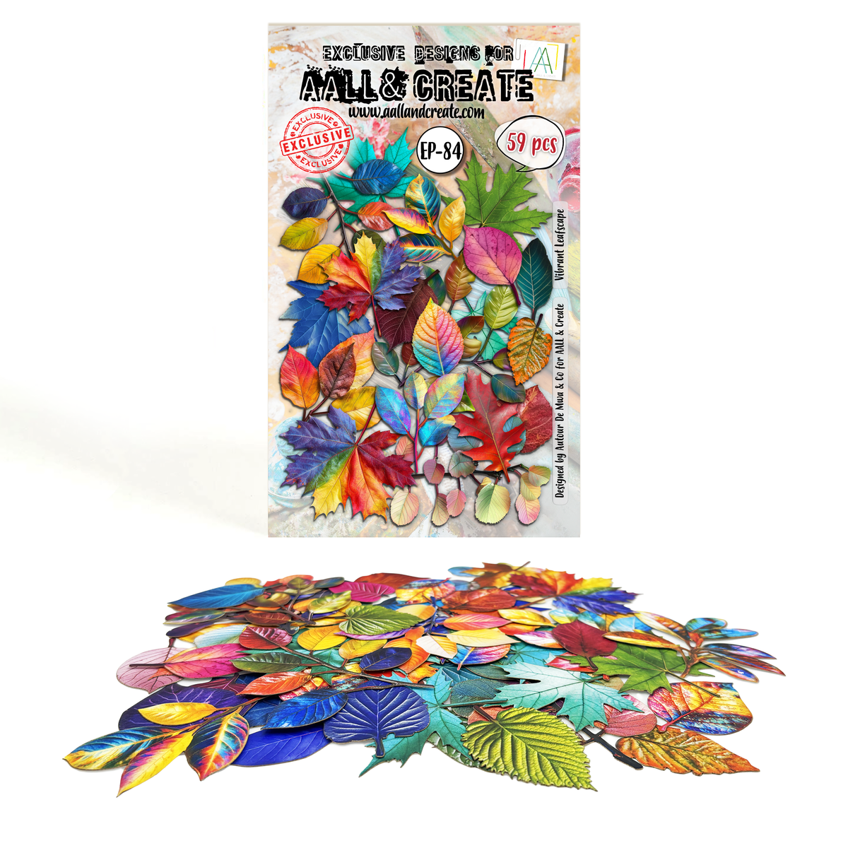 AALL and Create - Ephemera Die-Cuts - Vibrant Leafscape-1
