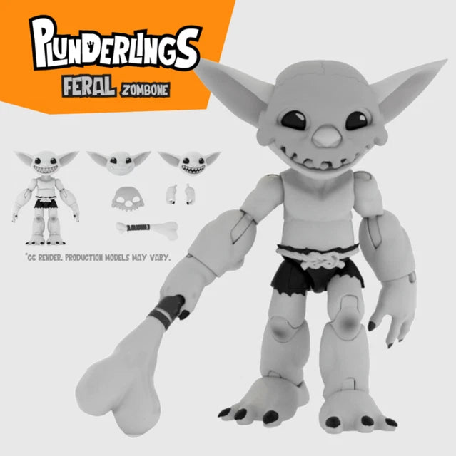 Plunderlings – Feral Zombone 1:12 Scale Action Figure (UPC: 850021523121)