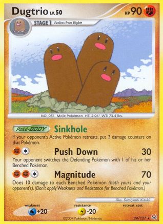 Dugtrio/127 - Platinum Reverse Holofoil-1