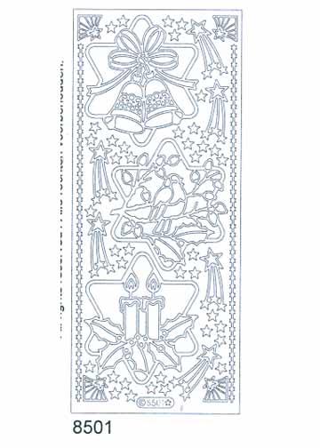 Deco Stickers - Christmas Stars with pictures-1