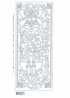 Deco Stickers - Christmas Stars with pictures-1