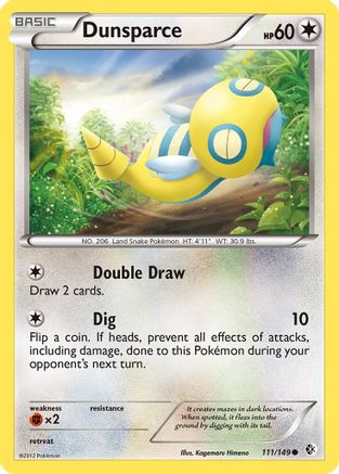 Dunsparce/149 - Boundaries Crossed Reverse Holofoil-1