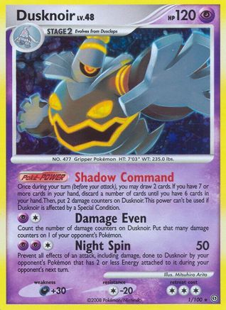 Dusknoir (1)/100 - Stormfront Reverse Holofoil-1