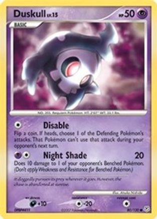 Duskull 80/130 - Diamond and Pearl Reverse Holofoil-1