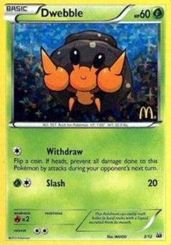 Dwebble - 3/12/12 - McDonalds Promos 2012 Holofoil-1