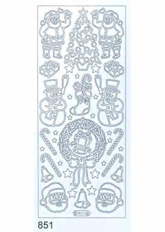 Deco Stickers - Christmas - Santa/Canes-1