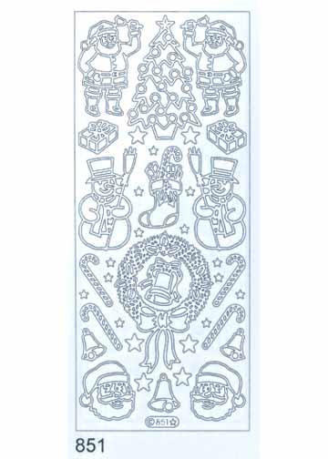 Deco Stickers - Christmas - Santa/Canes-1
