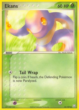 Ekans 55/109 - Team Rocket Returns Reverse Holofoil-1