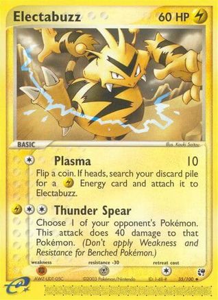 Electabuzz/100 - Sandstorm Reverse Holofoil-1