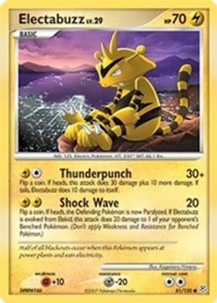 Electabuzz 81/130 - Diamond and Pearl