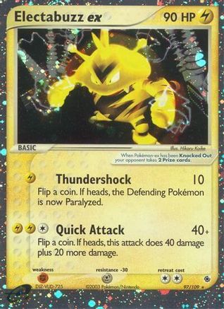 Electabuzz ex/109 - Ruby and Sapphire Holofoil-1