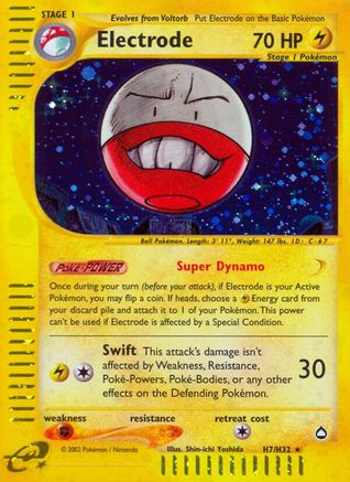 Electrode (H7)/147 - Aquapolis Holofoil-1
