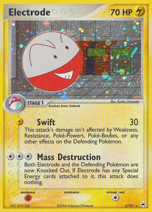 Electrode 5/101 - Hidden Legends Reverse Holofoil-1