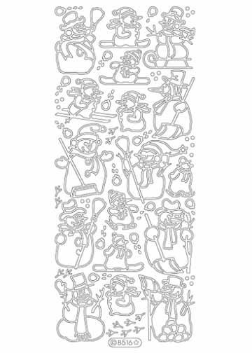 Deco Stickers - Snowmen-1