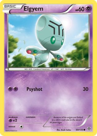 Elgyem (68)/135 - Plasma Storm Reverse Holofoil-1