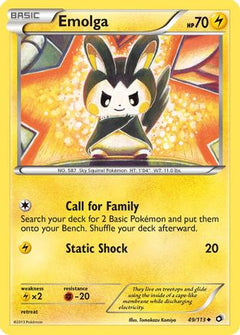 Emolga 49/113 - Legendary Treasures Reverse Holofoil-1