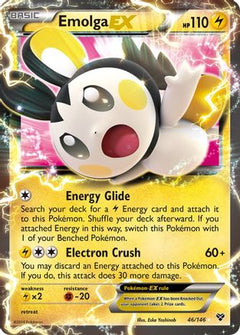 Emolga EX 46/146 - XY Base Set Holofoil-1