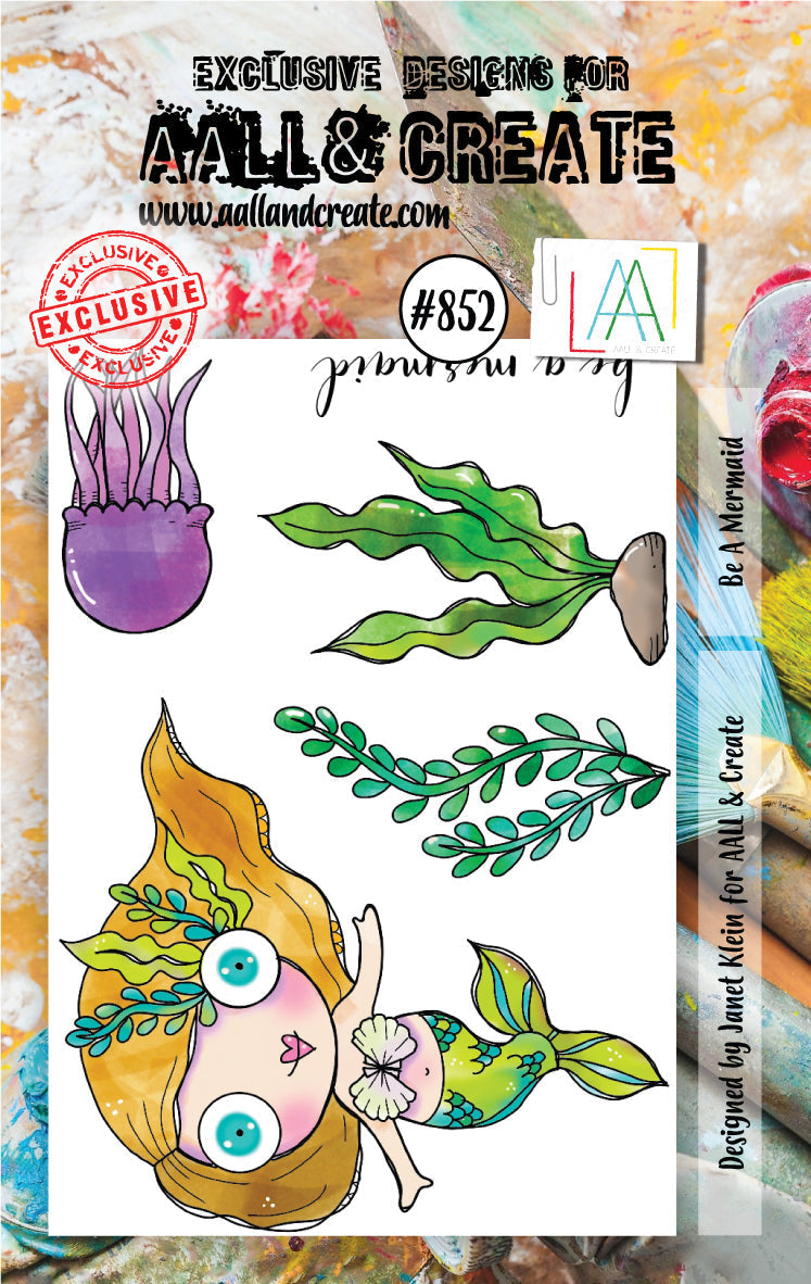 AALL and Create Stamp Set - 852 - Be A Mermaid-1