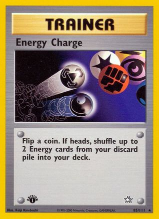 Energy Charge 85/111 - Neo Genesis 1st Edition-1