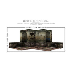 Extreme Sets Sewer 2.0 Pop-Up 1:12 Scale Diorama-1