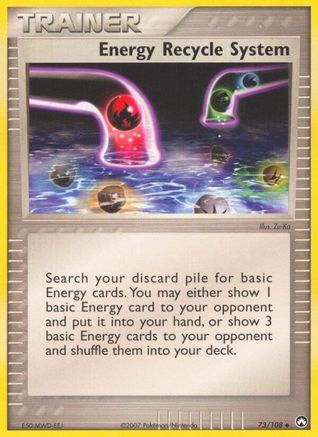 Energy Recycle System/108 - Power Keepers Reverse Holofoil-1