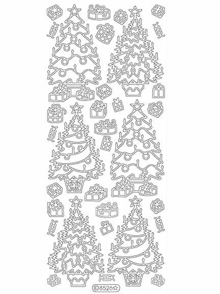 Deco Stickers - Christmas Trees-1