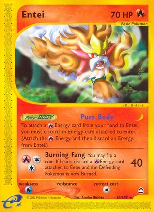 Entei/147 - Aquapolis Reverse Holofoil-1