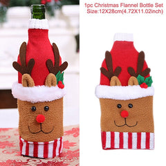 Christmas Decorations Christmas Wine Bottle Socks-5