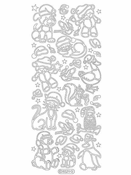 Deco Stickers - Christmas Animals-1