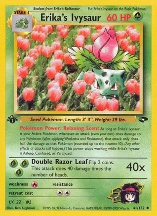 Erika's Ivysaur 41/132 - Gym Challenge Unlimited-1