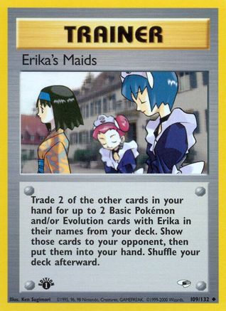 Erika's Maids 109/132 - Gym Heroes Unlimited-1