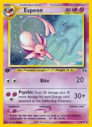 Espeon (1)/75 - Neo Discovery-1
