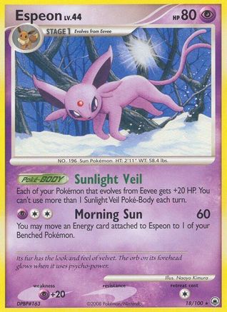 Espeon 18/100 - Majestic Dawn-1