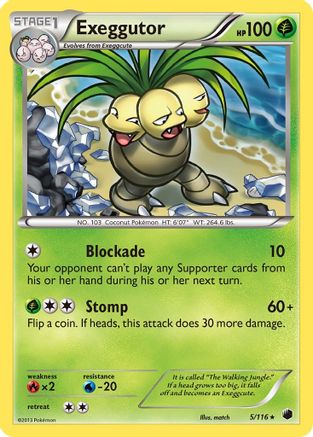 Exeggutor/116 - Plasma Freeze Reverse Holofoil-1
