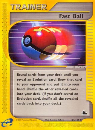 Fast Ball/144 - Skyridge Reverse Holofoil-1