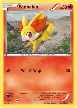 Fennekin 24/146 - XY Base Set-1