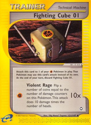Fighting Cube 01/147 - Aquapolis Reverse Holofoil-1