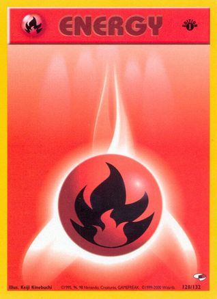 Fire Energy 128/132 - Gym Heroes Unlimited-1