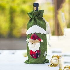Christmas Decorations Christmas Wine Bottle Socks-4
