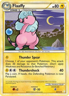 Flaaffy 42/123 - HeartGold SoulSilver Reverse Holofoil-1