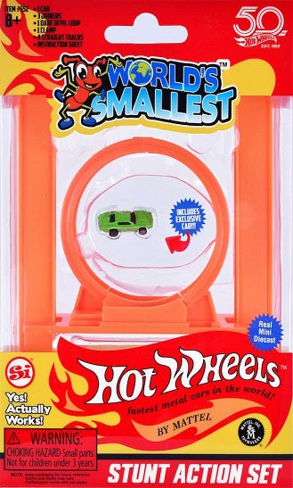 World’s Smallest Hot Wheels Stunt Action Set (UPC: 854941007303)